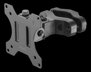 Deltaco OFFICE ARM-0304 skjermarm for stangmontering – svart, 17–32"