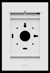 Deltaco OFFICE vægmonteret tyverisikret monteringsplade – hvid