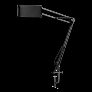 Deltaco stativ för smartphones och surfplattor 4–12,9 tum – svart