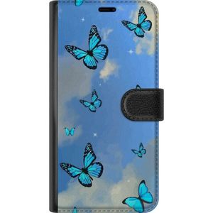 Asus Zenfone 10 Svart Plånboksfodral Himlen med fjärilar