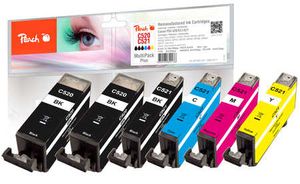 PGI-520/CLI-521 Tintenpatronen MultiPack Bk/C/M/Y für Canon