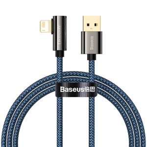 Baseus Legend Angled USB-A to Lightning Kabel 2.4A, 2m - Blue