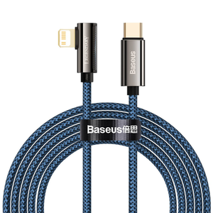 Baseus Legend Angled USB-C to Lightning Kabel 20W, 2m - Blue