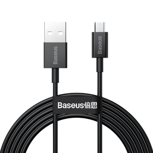 Baseus Superior Fast Charge USB-A til Micro-USB kabel, 2A, 2m - Sort