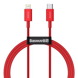 Baseus Superior Fast Charge USB-C to Lightning Cable, 20W, 1m - Red