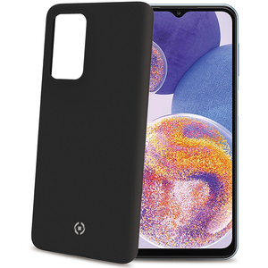 Celly Cromo Soft Rubber Case for Samsung Galaxy A23 - Black
