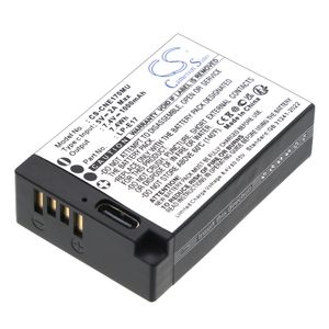 LP-E17 for Canon, 7.4V, 1000mAh