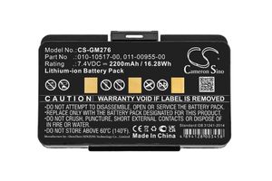 Batteri til Garmin 010-10517-00, 010-10517-01 osv.