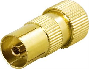 Deltaco Antennekontakt, 9.5mm, hunn