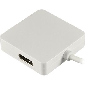 Deltaco Mini DisplayPort- DVI-D Single Link/HDMI/DisplayPort adapteri