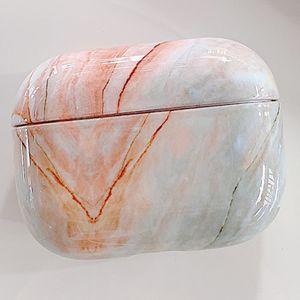 Marmorert Etui til Apple AirPods Pro - Oransje
