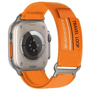 Apple Watch 46mm/49mm/45mm/44mm Nylon Urrem – Orange