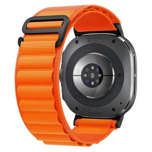 Samsung Galaxy Watch Ultra 2025/Ultra 47mm Klokkereim Nylon – Oransje