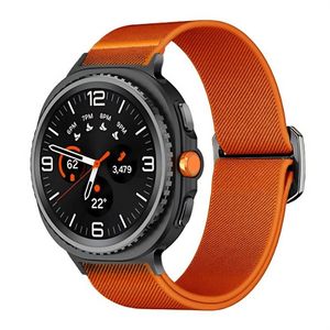 Samsung Galaxy Watch8/8 Classic nailonranneke kellolle - oranssi