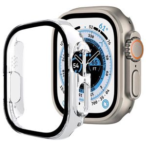 Apple Watch Series 11/10 46 mm deksel/skjermbeskytter i herdet glass/plast – gjennomsiktig