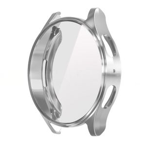 Samsung Galaxy Watch7 44mm Cover TPU/Hærdet Glas – Sølv