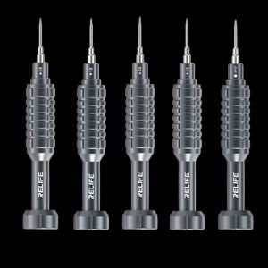 RELIFE RL-730A 5-i-1 skrutrekkersett i aluminiumslegering