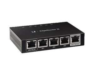 Ubiquiti EdgeRouter X, 5-portar, Gigabit, Passiv PoE - Svart