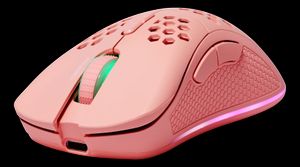 Deltaco Gaming PM80 Trådløs Ultralet Gamingmus med RGB - Pink