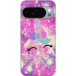 Google Pixel 10 Pro Läpinäkyvä Puhelinkotelo Glad Enhörning