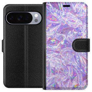 Google Pixel 10 Pro XL Svart Plånboksfodral Glitter