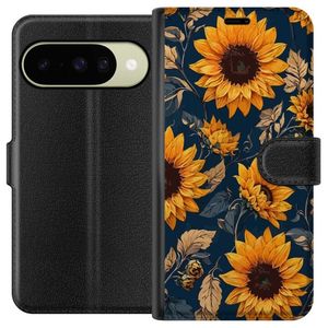 Google Pixel 11 Musta Lompakkokotelo Solrosor