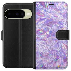 Google Pixel 11 Musta Lompakkokotelo Glitter