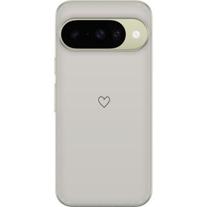 Google Pixel 11 Puhelinkotelo Grått hjärta