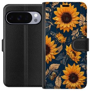 Google Pixel 11 Pro Musta Lompakkokotelo Solrosor