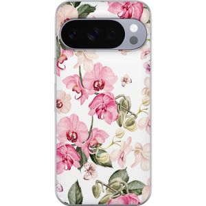 Google Pixel 11 Pro XL Puhelinkotelo Rosa blommor