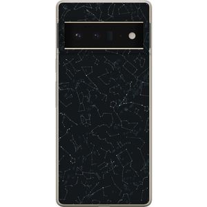 Google Pixel 6 Pro Transparent Mobilskal Himlakroppar