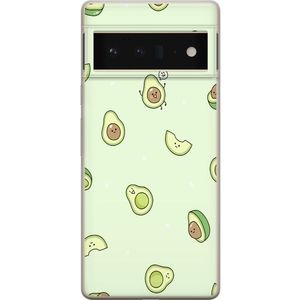 Google Pixel 6 Pro Transparent Mobilskal Avokado