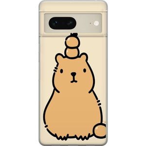 Google Pixel 7 Transparent Mobilskal Vattenmarsvin