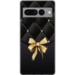 Google Pixel 7 Pro Gennemsigtigt Telefoncover Elegant Rosett