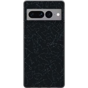 Google Pixel 7 Pro Gennemsigtigt Telefoncover Himlakroppar