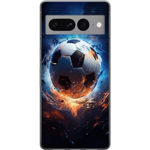 Google Pixel 7 Pro Läpinäkyvä Puhelinkotelo Flygande boll