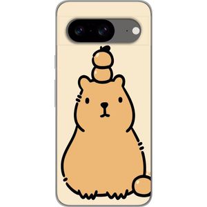 Google Pixel 8 Gjennomsiktig Telefondeksel Vattenmarsvin