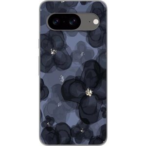 Google Pixel 8 Transparent Mobilskal Blomsteräng