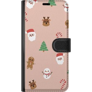 Google Pixel 8a Sort Tegnebogsetui Klassisk Julfest