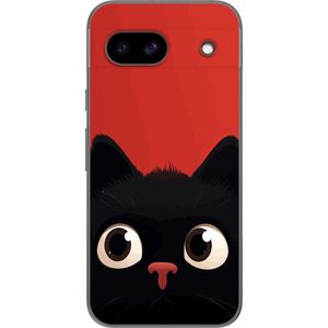 Google Pixel 8a Gennemsigtigt Telefoncover Busig Katt