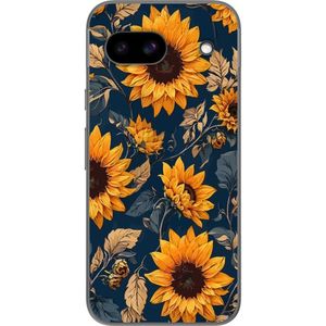 Google Pixel 8a Gennemsigtigt Telefoncover Solrosor