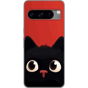 Google Pixel 8 Pro Transparent Mobilskal Busig Katt