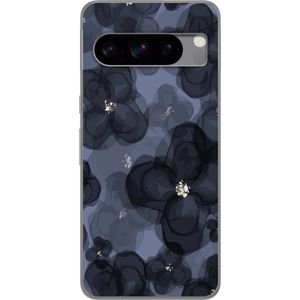 Google Pixel 8 Pro Transparent Mobilskal Blomsteräng