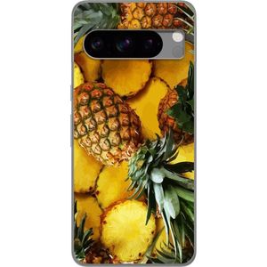 Google Pixel 8 Pro Gennemsigtigt Telefoncover Ananas