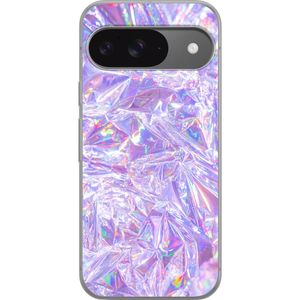 Google Pixel 9 Transparent Mobilskal Glitter