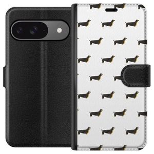 Google Pixel 9 Pro Musta Lompakkokotelo Taxmönster