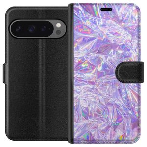 Google Pixel 9 Pro XL Sort Tegnebogsetui Glitter