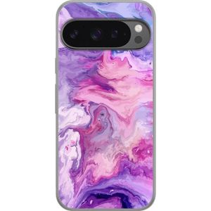 Google Pixel 9 Pro XL Transparent Mobilskal Marmor