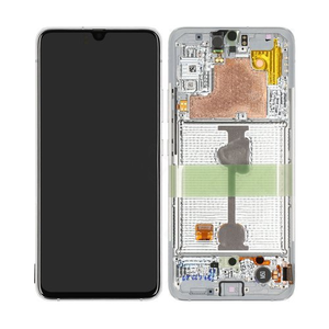Samsung Galaxy A90 5G  LCD-näyttö Alkuperäinen - Valkoinen
