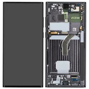 Samsung SM-S908B Galaxy S22 Ultra LCD + Touch + Frontcover - Phantom Sort